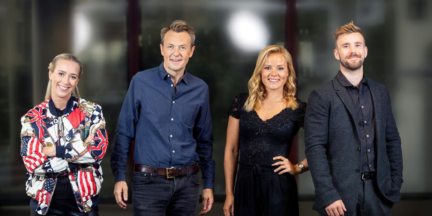 Katarina Flatland, Fredrik Skavlan, Helene Olafsen og Stian Blipp