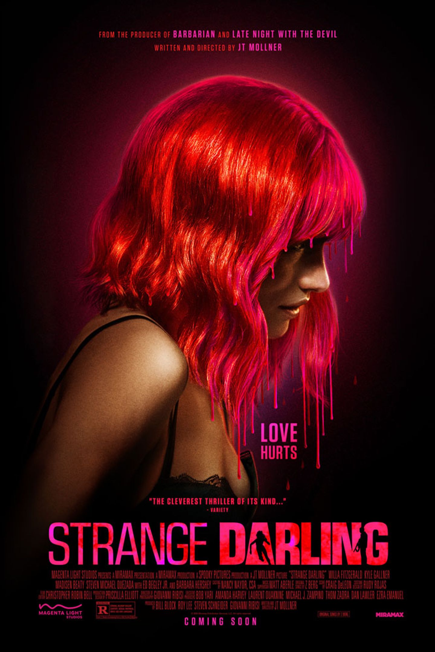 Plakat for 'Strange Darling'