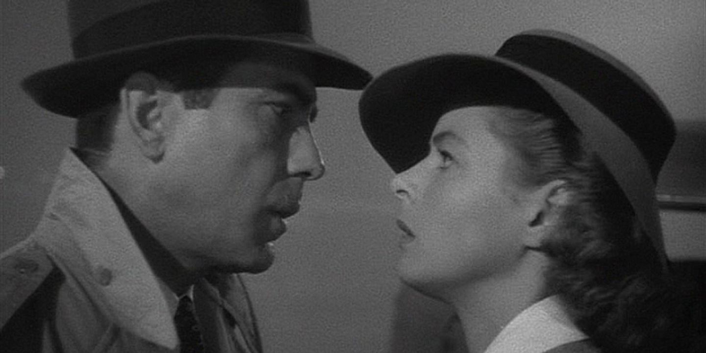 Humphrey Bogart og Ingrid Bergman i Casablanca