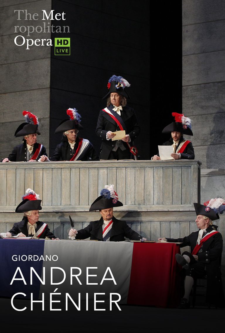 Plakat for 'The Met Opera: Andrea Chénier'
