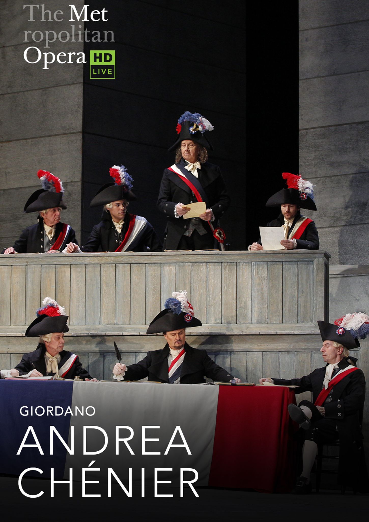 Plakat for 'The Met Opera: Andrea Chénier'