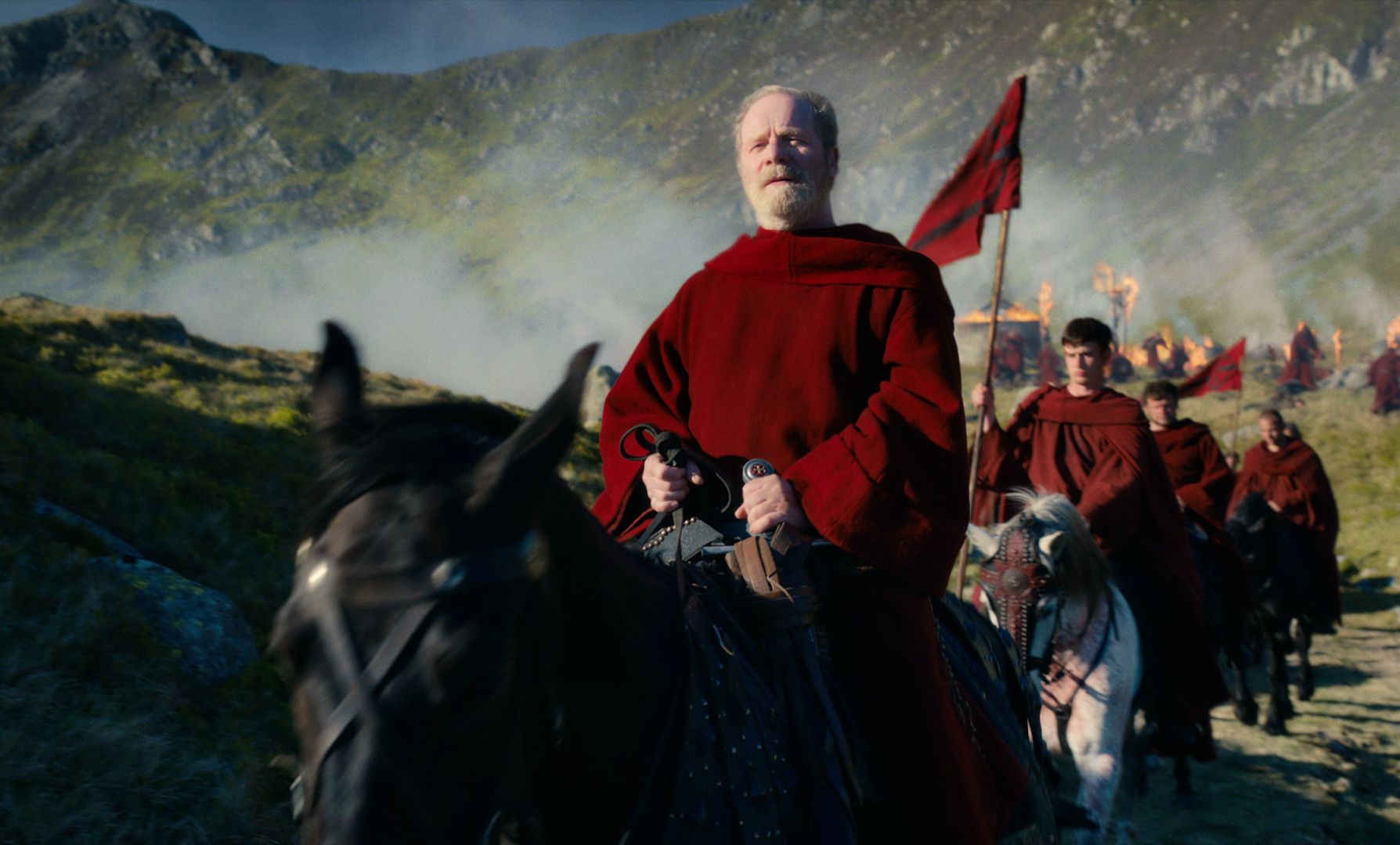 Peter Mullan i Cursed sesong 1