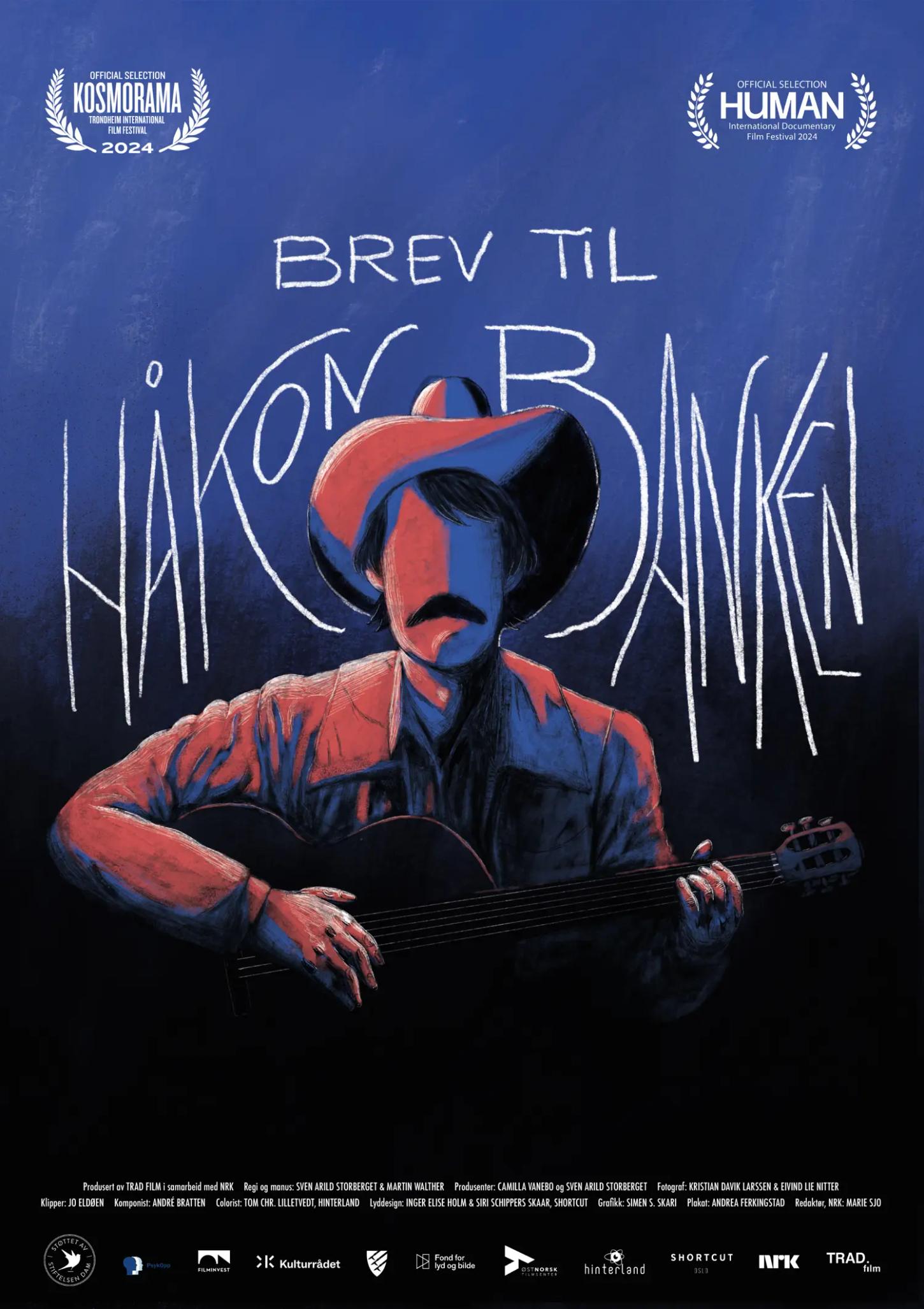 Plakat for 'Brev til Håkon Banken'