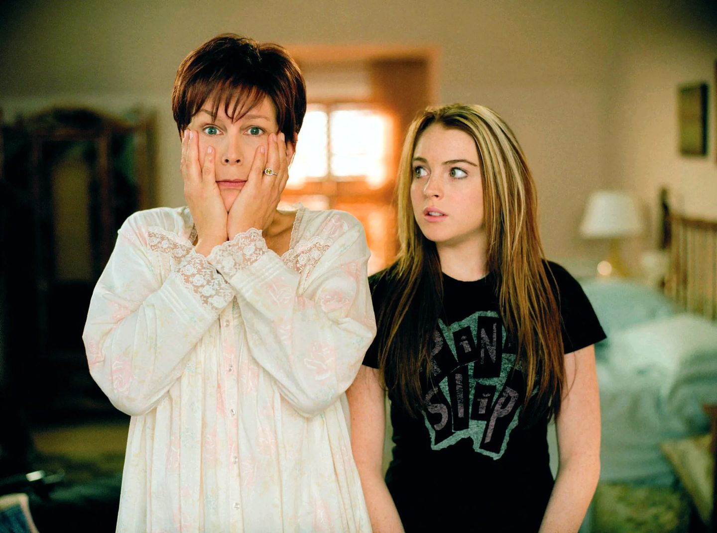 Jamie Lee Curtis og Lindsay Lohan i Freaky Friday