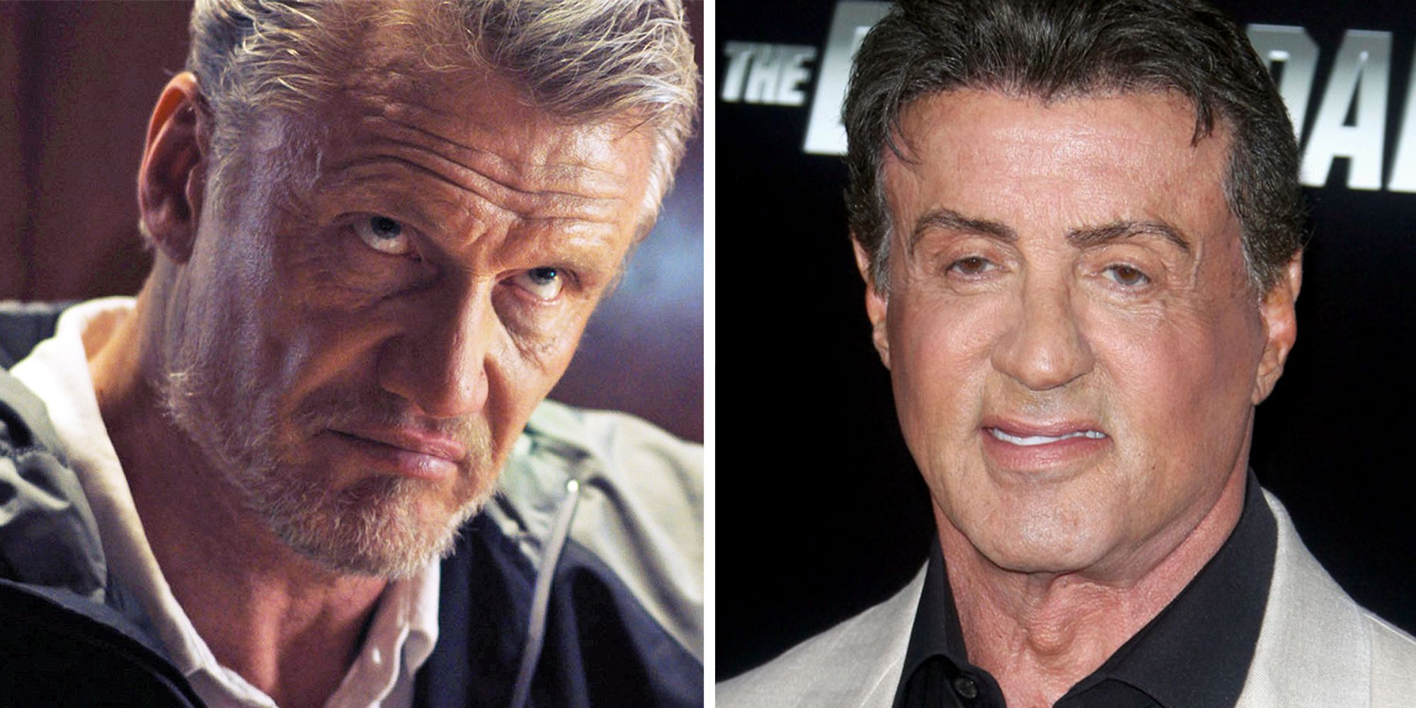 Dolph Lundgren og Sylvester Stallone