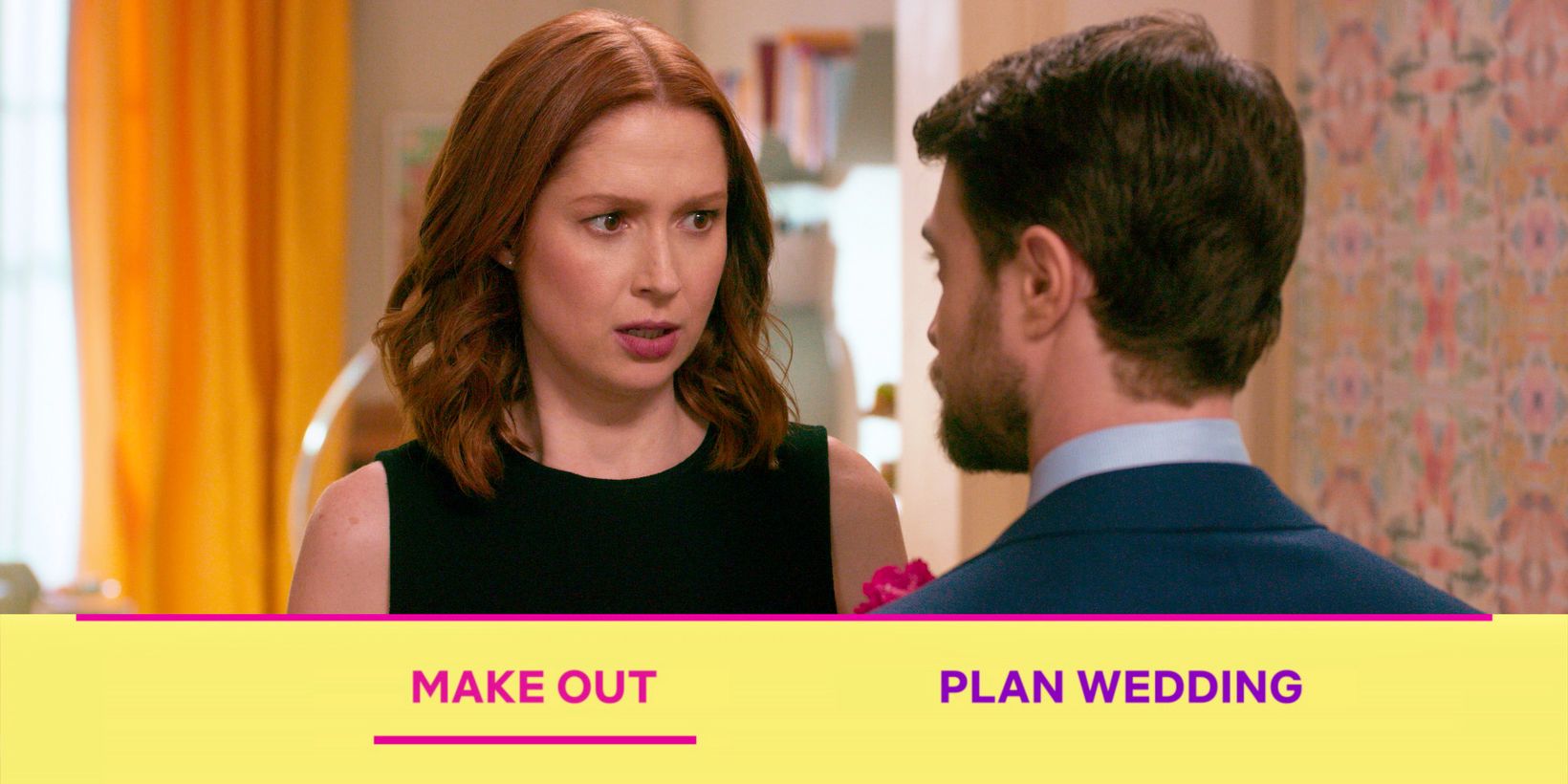 Ellie Kemper og Daniel Radcliffe i Unbreakable Kimmy Schmidt Kimmy vs. the Reverend