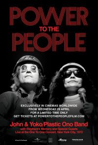 Plakat for 'Power To The People: John & Yoko Live in NYC'