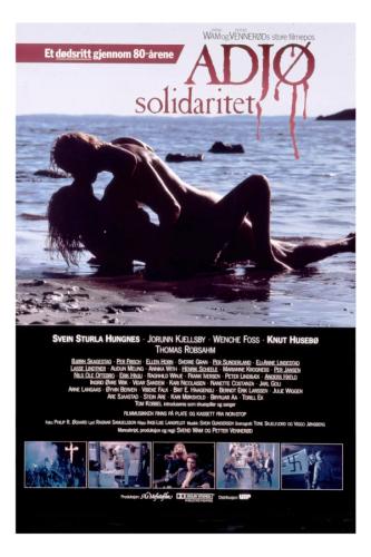 Plakat for 'Adjø solidaritet'