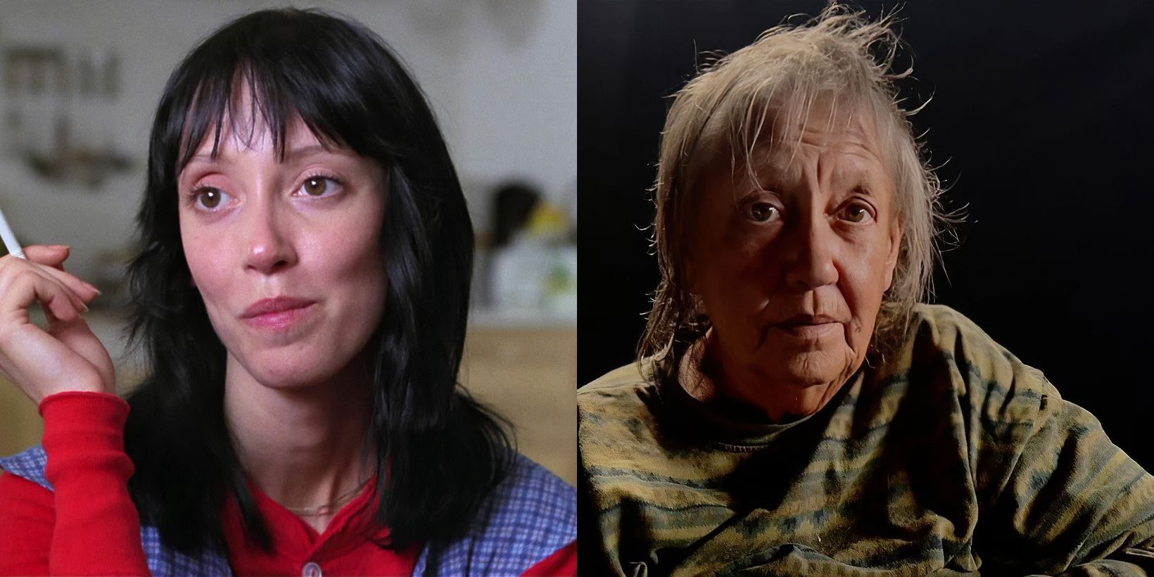 Shelley Duvall i The Shining/Ondskapens hotell og i The Forest Hills