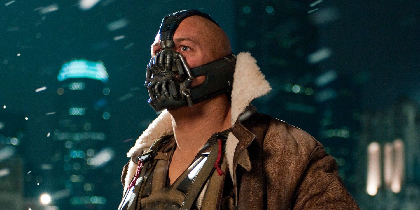Tom Hardy som Bane i The Dark Knight Rises