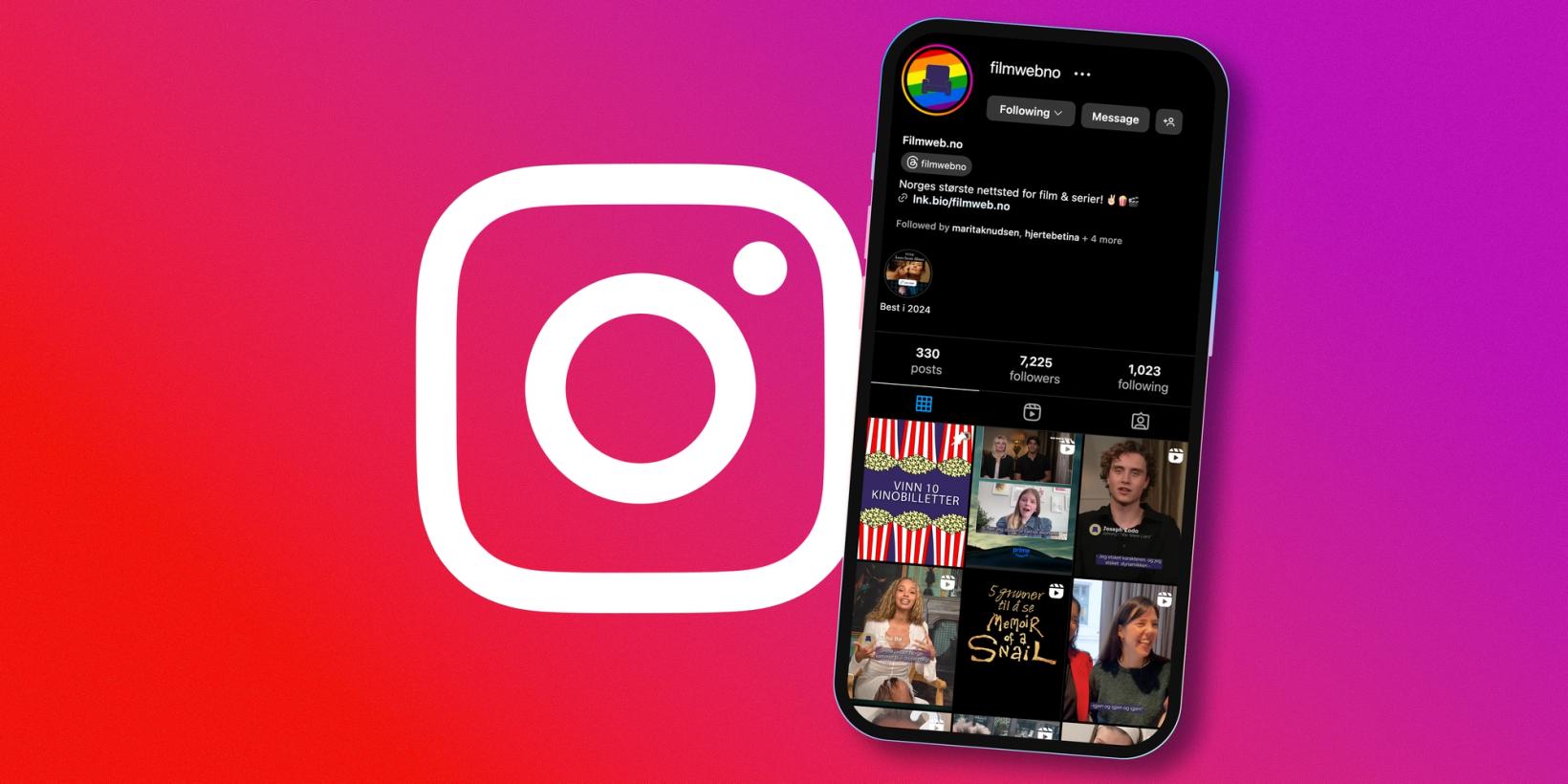 Konkurranse - følg oss på Instagram