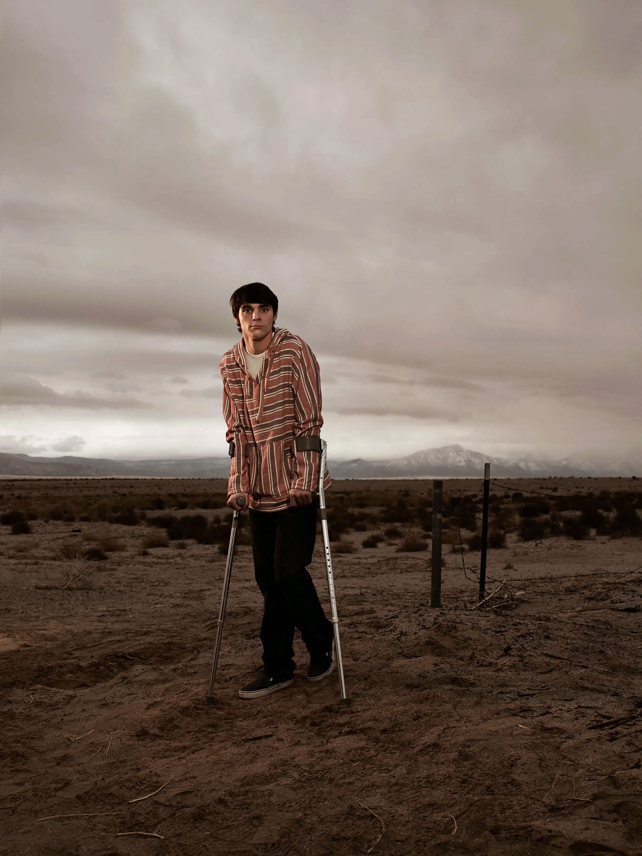 Promobilde av RJ Mitte som Walt Jr. i Breaking Bad