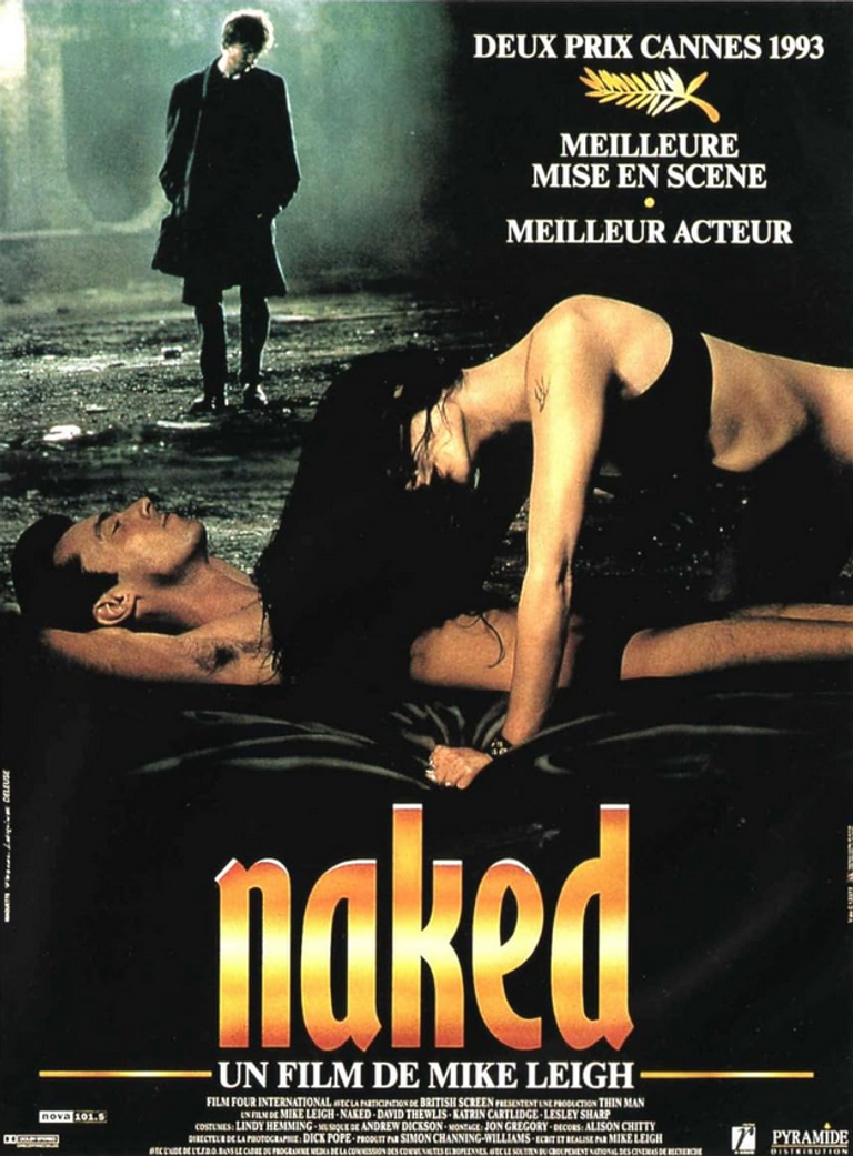 Plakat for 'Grimstad Filmklubb: Naken (1993)'