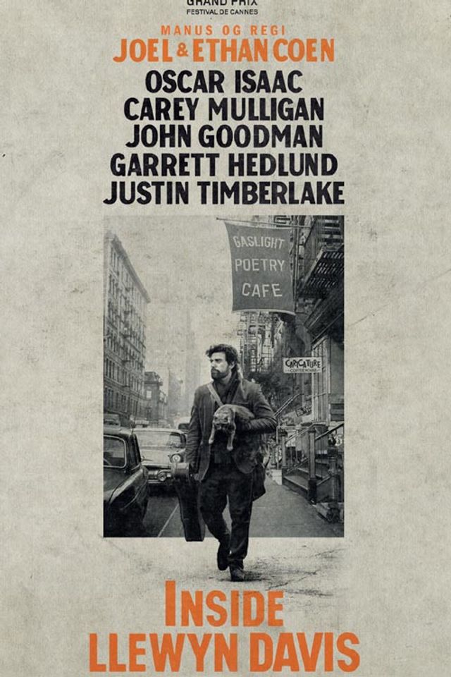 Oscar Isaac, Justin Timberlake og Carey Mulligan i Inside Llewyn Davis