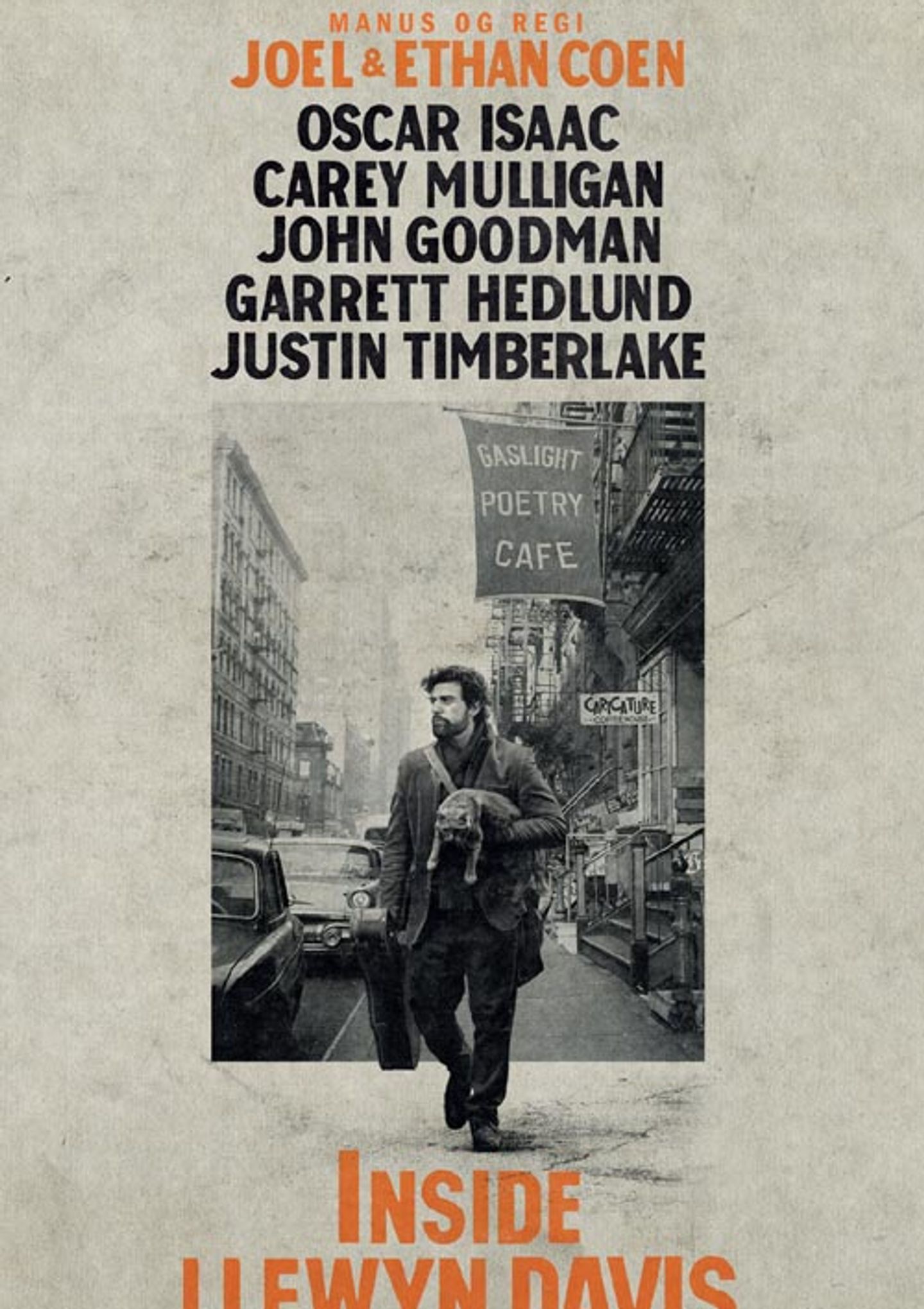 Plakat for 'Inside Llewyn Davis'