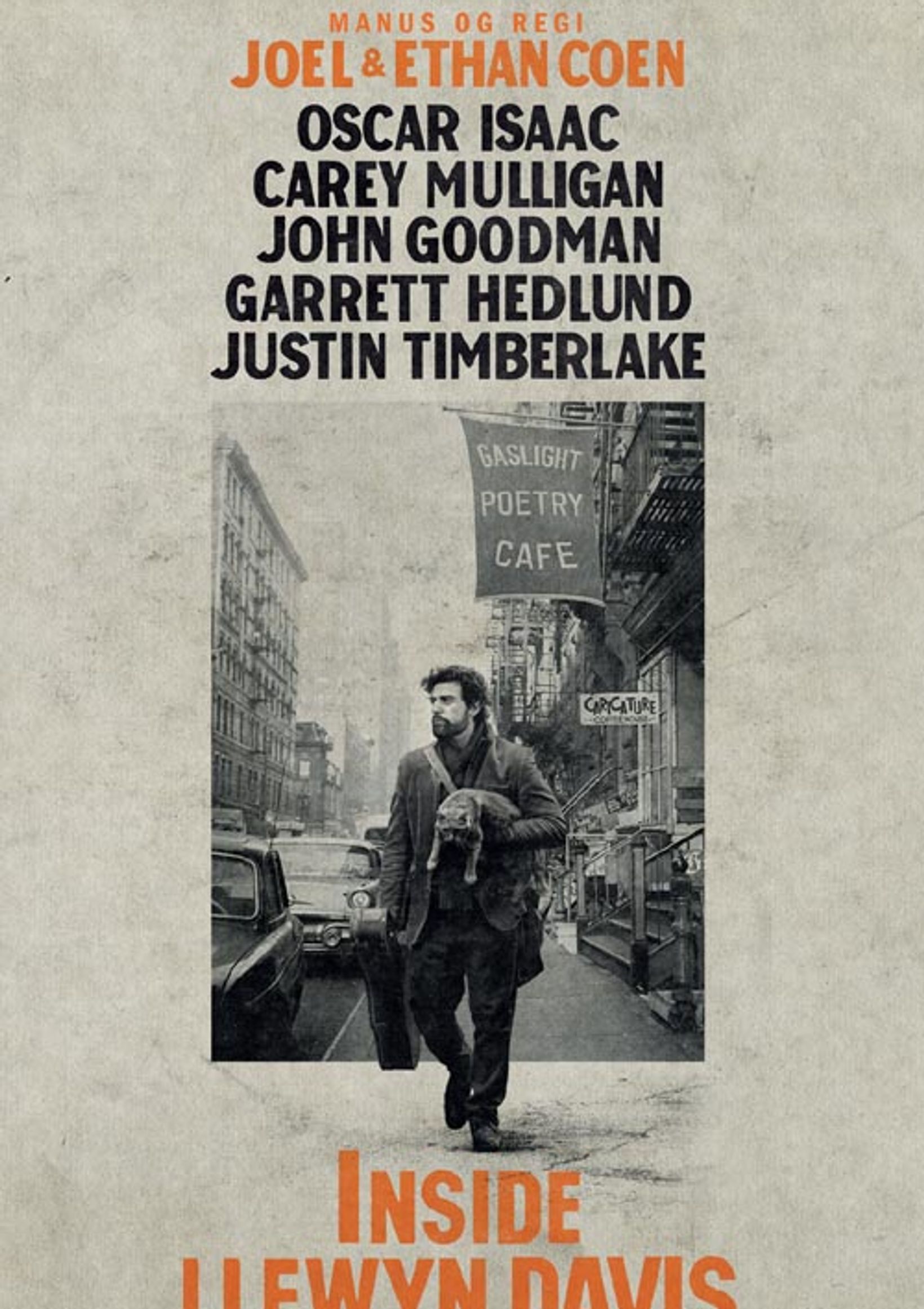 Plakat for 'Inside Llewyn Davis'