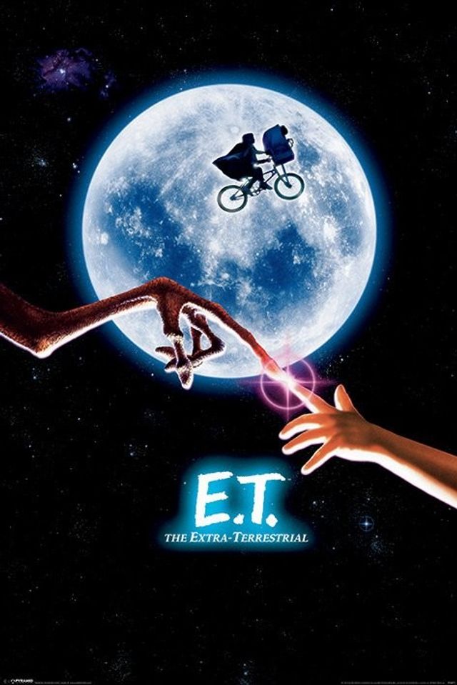 Plakat for 'E.T. - Gjesten fra verdensrommet'