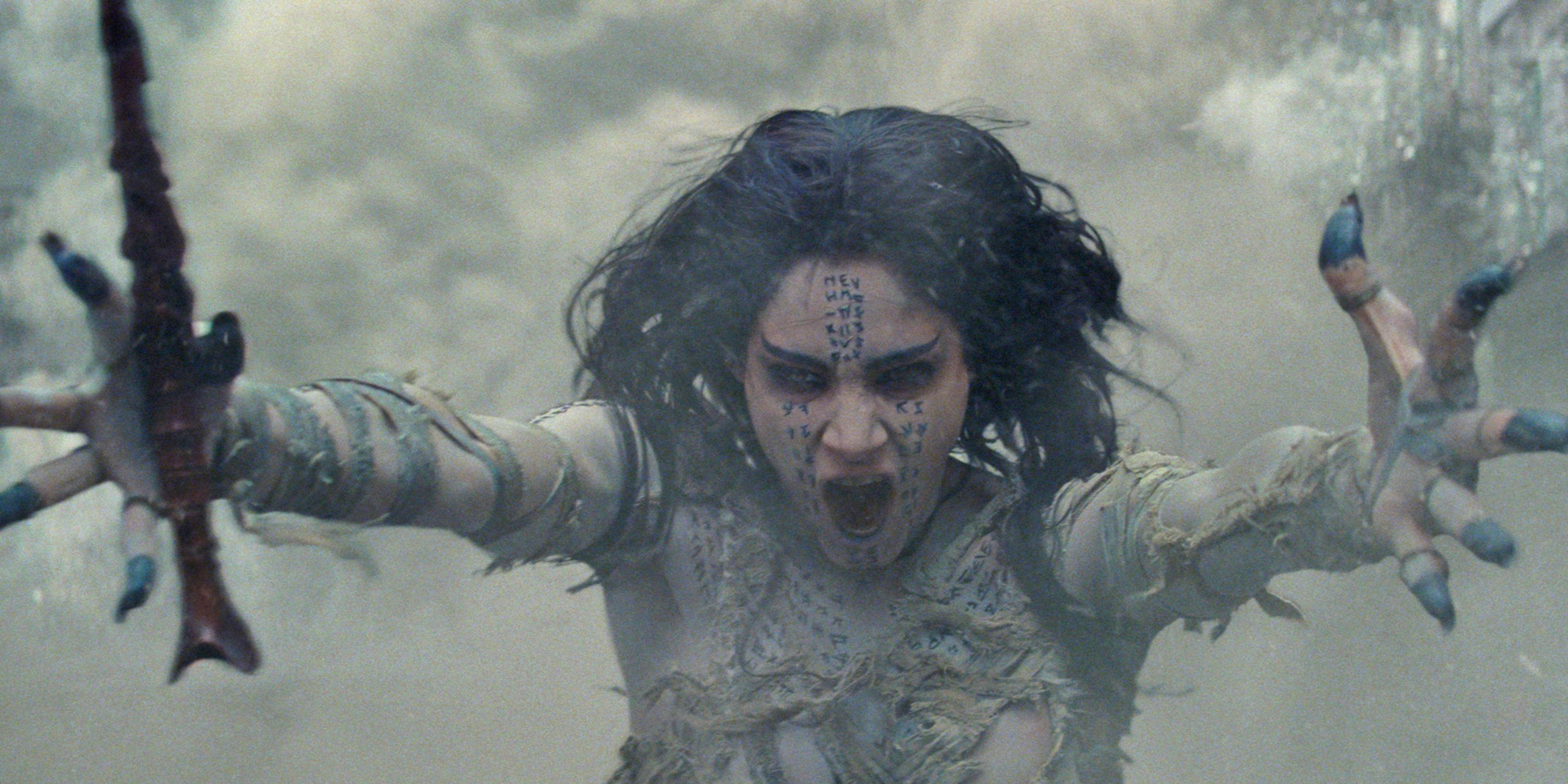 Sofia Boutella in The Mummy