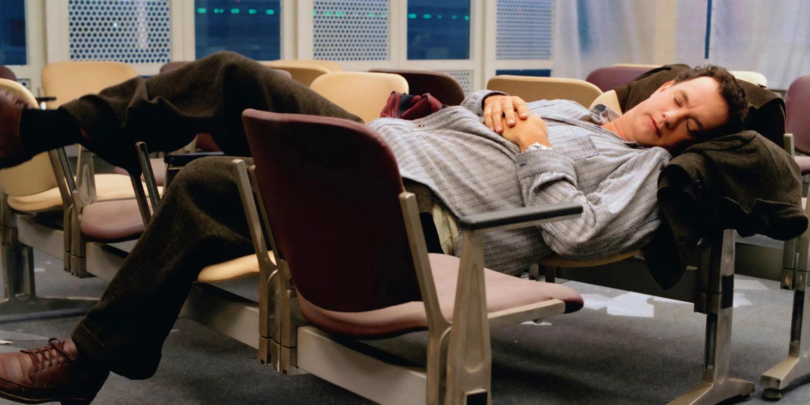 Tom Hanks i The Terminal/Terminalen