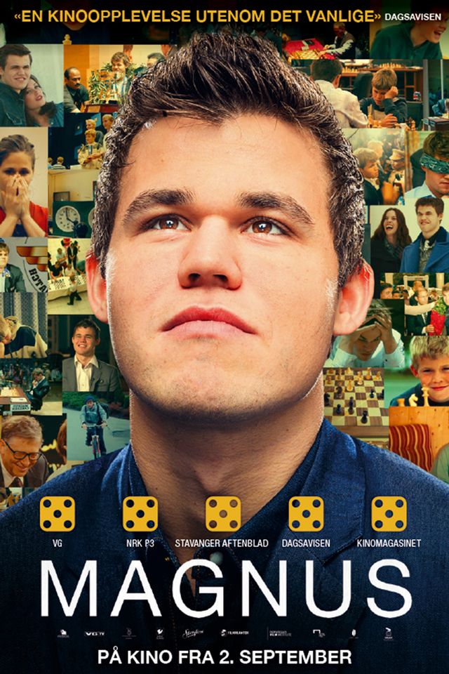 Magnus Carlsen i dokumentaren Magnus
