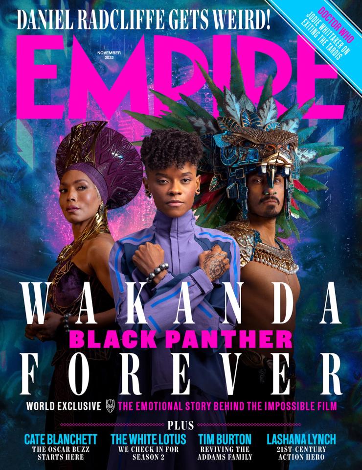 Empire Magazine-omslag for Black Panther: Wakanda Forever