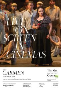 Plakat for 'Carmen - Metropolitan Opera 18/19'