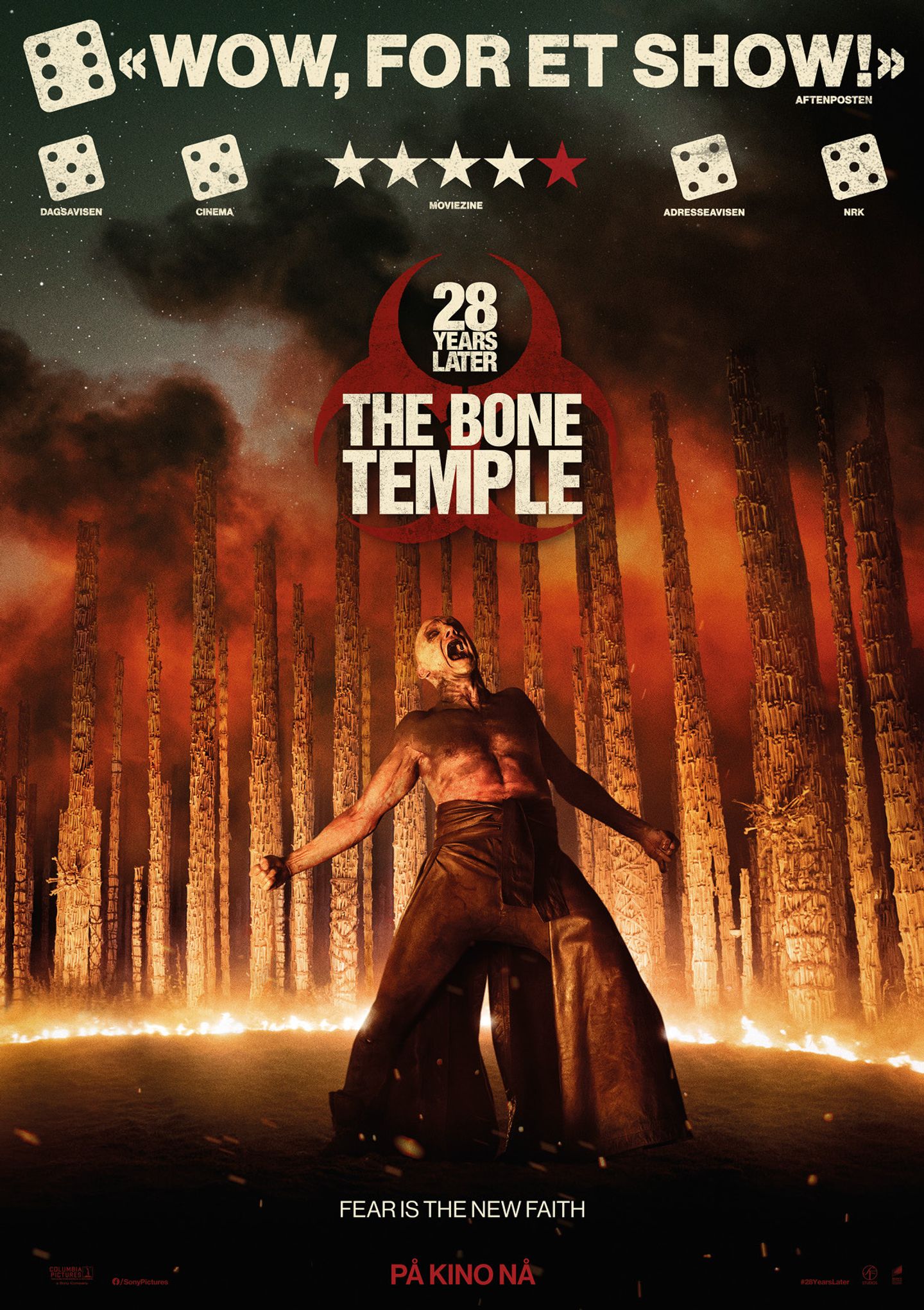 Plakat for '28 Years Later: The Bone Temple'