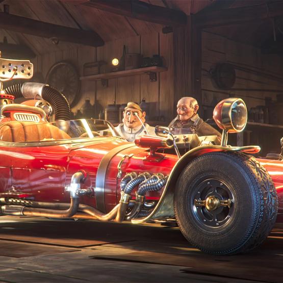 Bilde fra 'Flåklypa - Fra Paris til pyramidene'