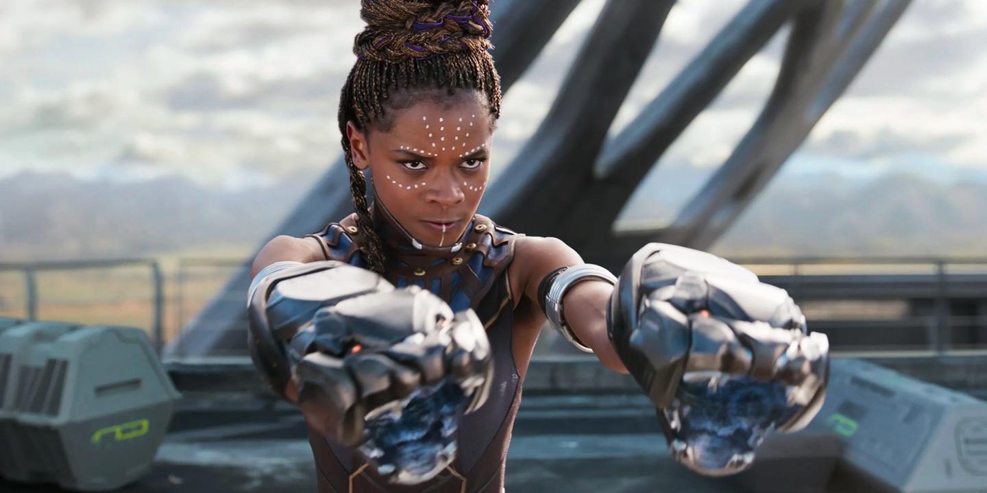 Letitia Wright som Shuri i Black Panther