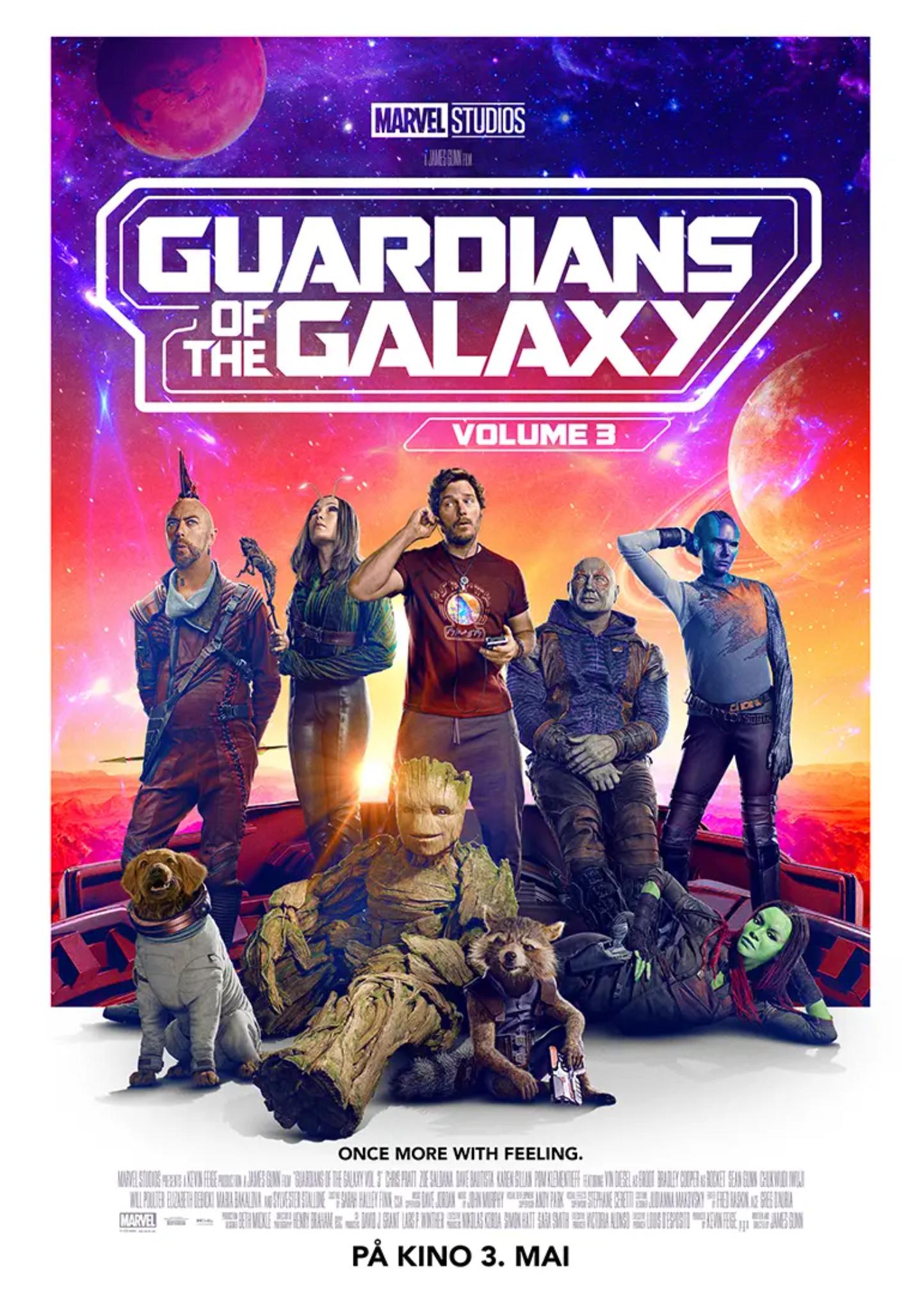 Plakat for 'Guardians of the Galaxy Vol.3'