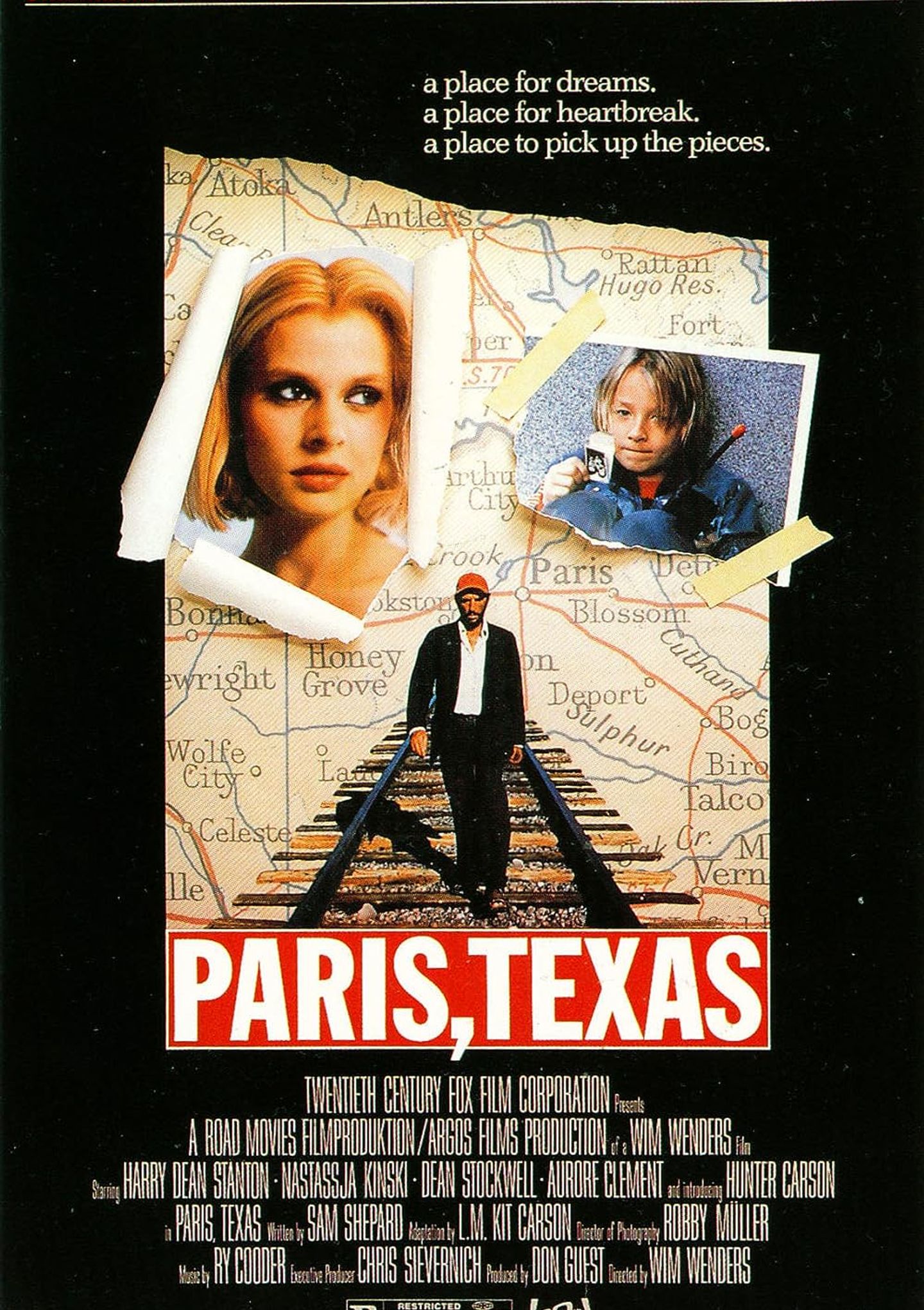 Plakat for 'Paris, Texas'