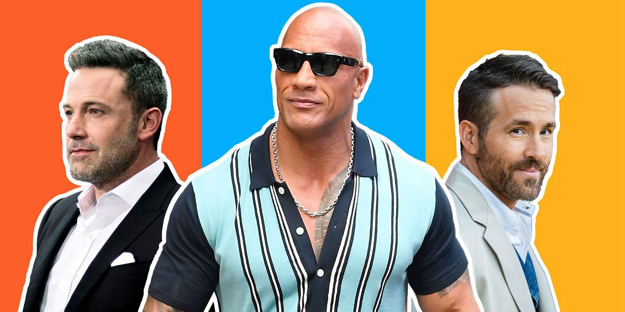Ben Affleck, Dwayne Johnson, Ryan Reynolds