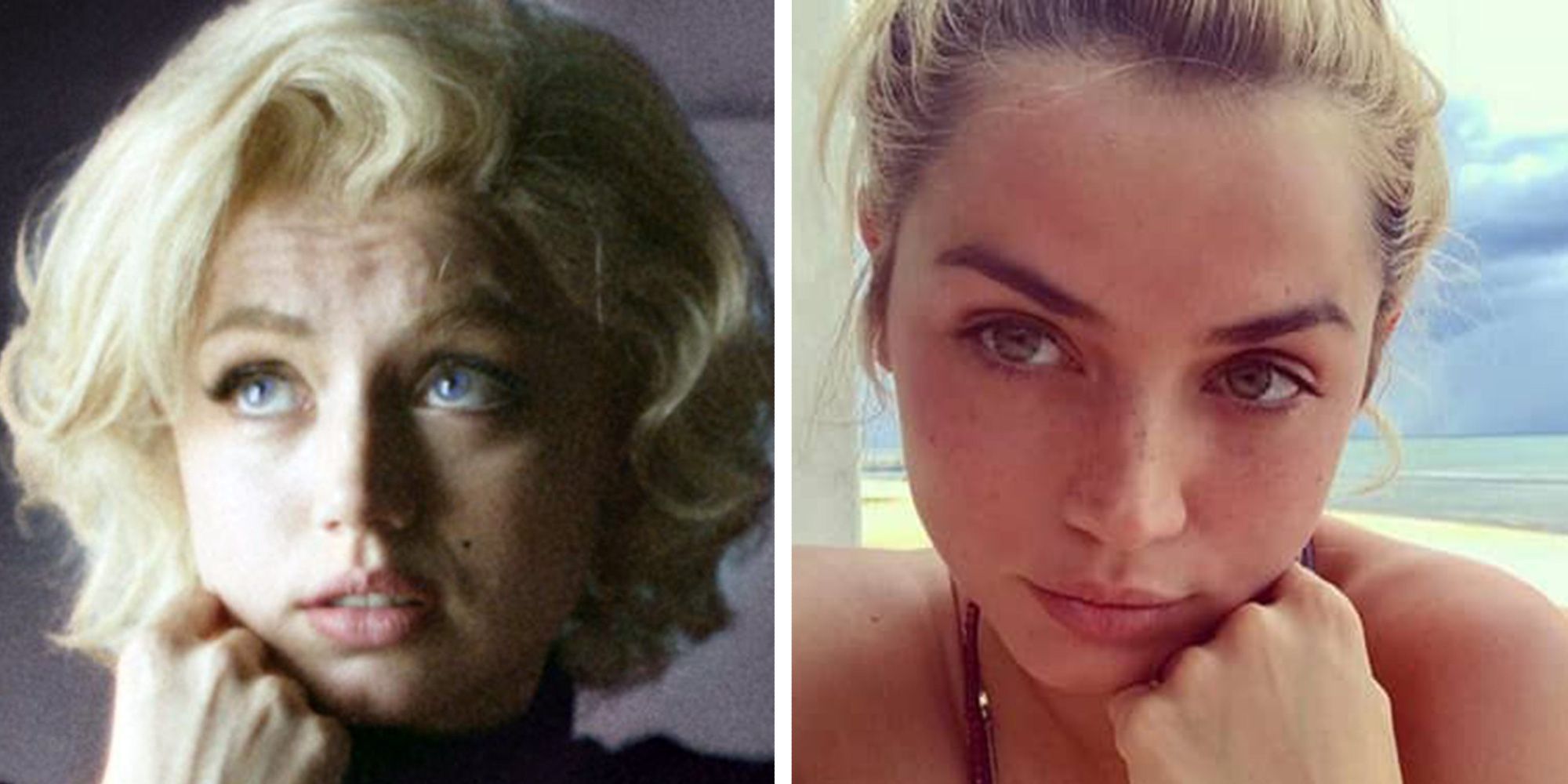 Ana De Armas, Blonde (Instagram)