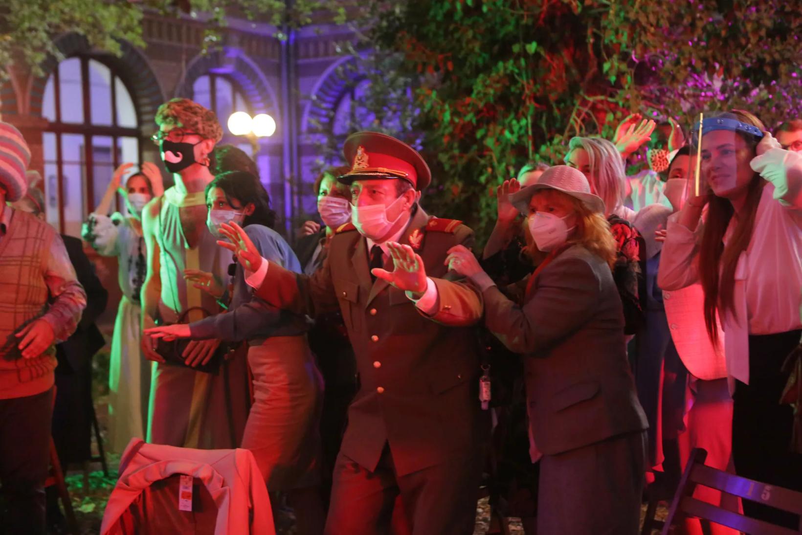 a group of people wearing clothing