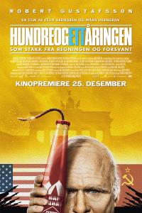 Plakat for 'Hundreogettåringen som stakk fra regningen og forsvant'