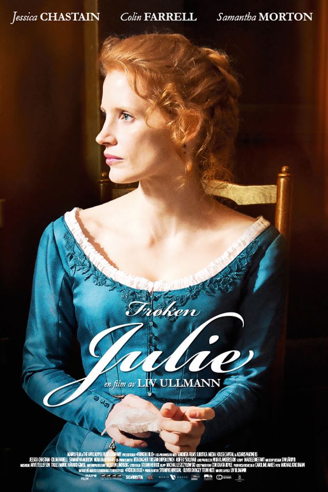 Jessica Chastain og Colin Farrell i Frøken Julie