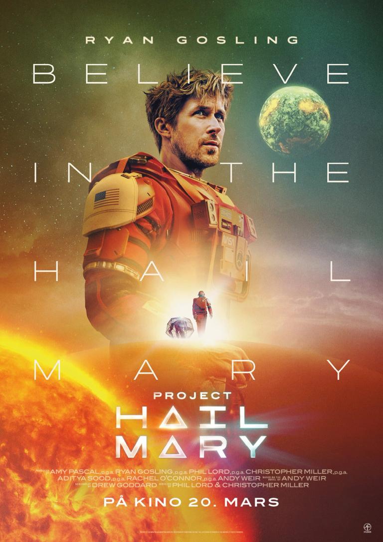Plakat for 'Project Hail Mary'