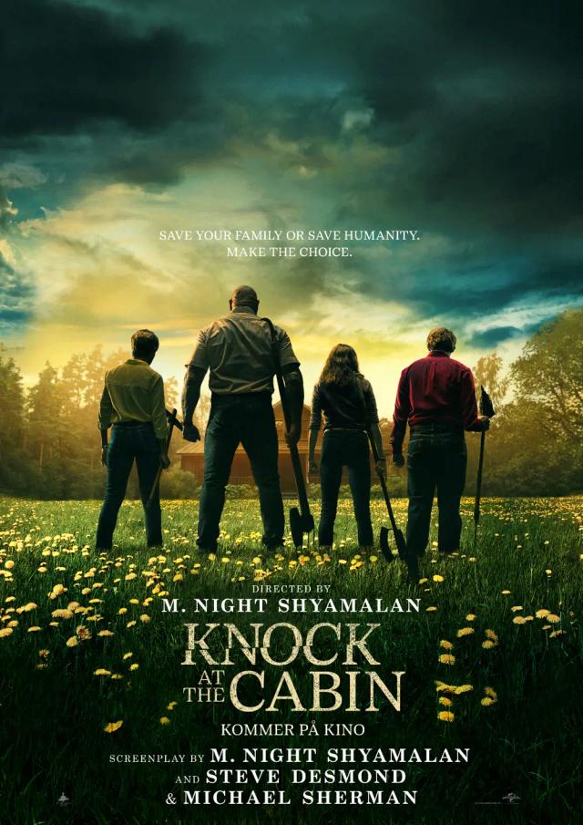 Plakat for 'Knock at the Cabin'