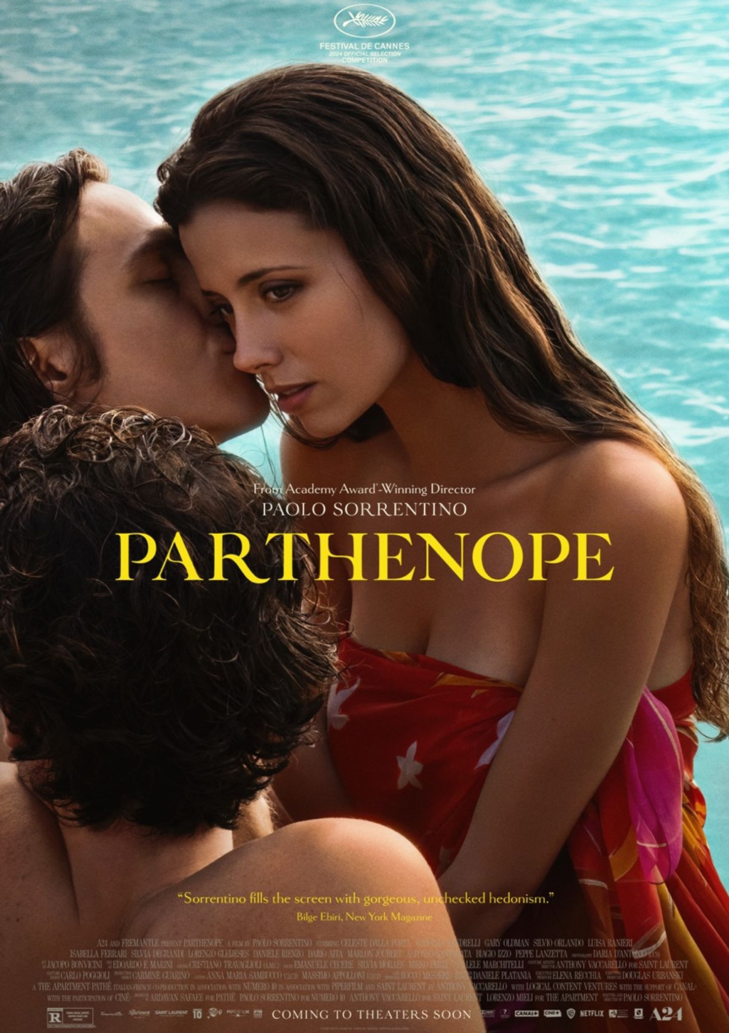 Plakat for 'Parthenope - Napolis skjønnhet'