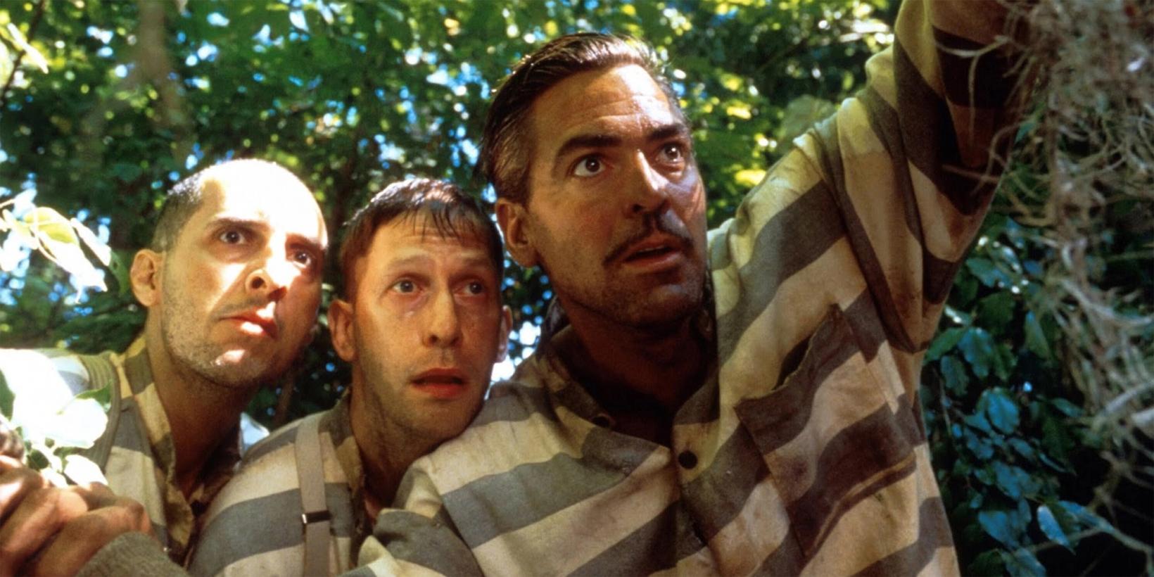 John Turturro, Tim Blake Nelson og George Clooney i O Brother, Where Art Thou?
