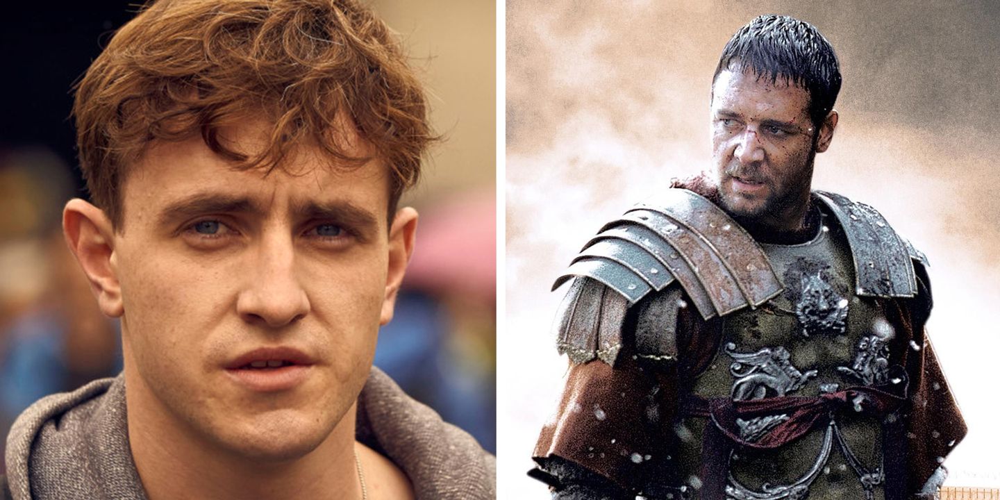 Paul Mescal, Russell Crowe i Gladiator