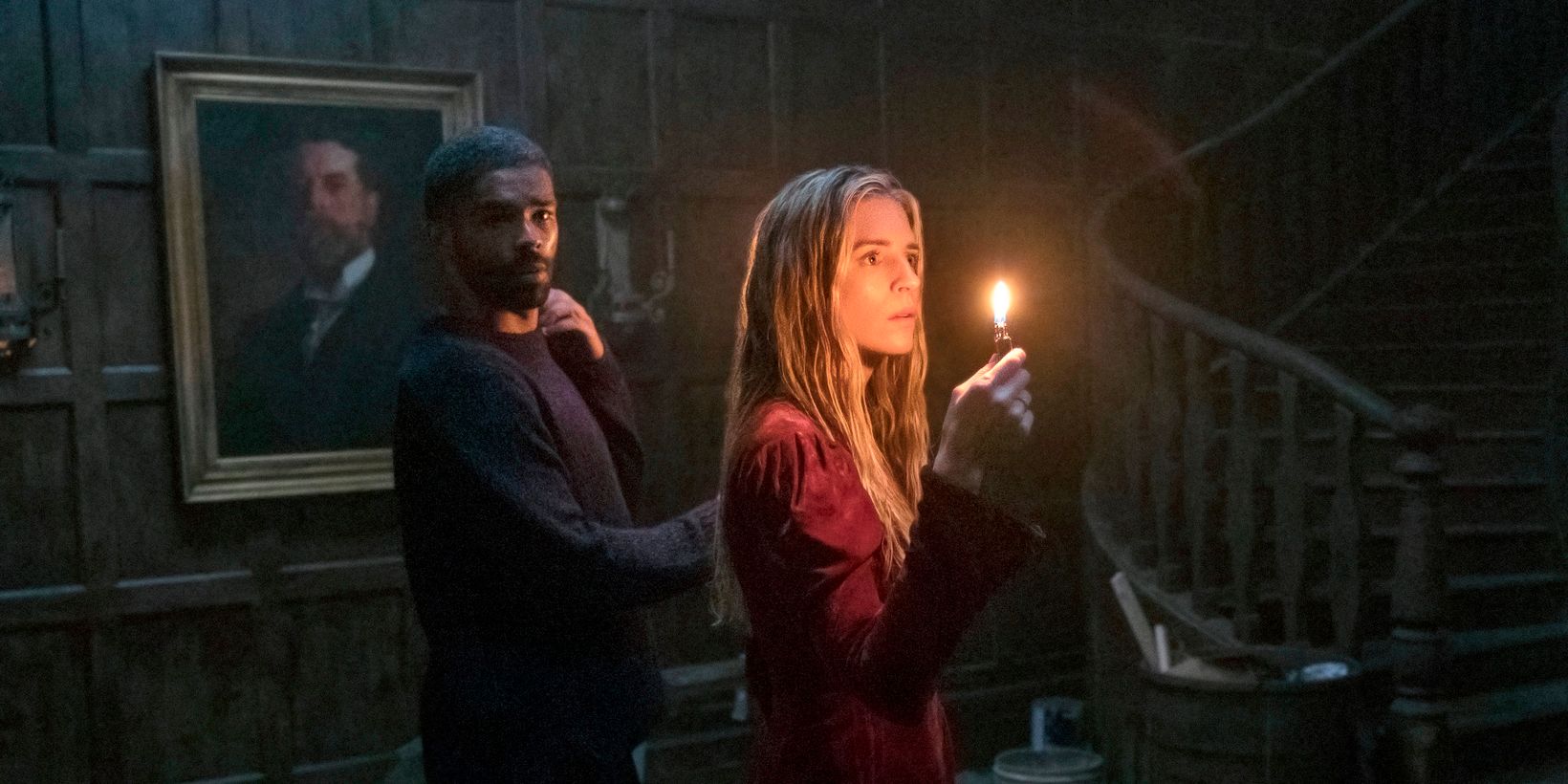 Brit Marling og Kingsley Ben-Adir i The OA Part II