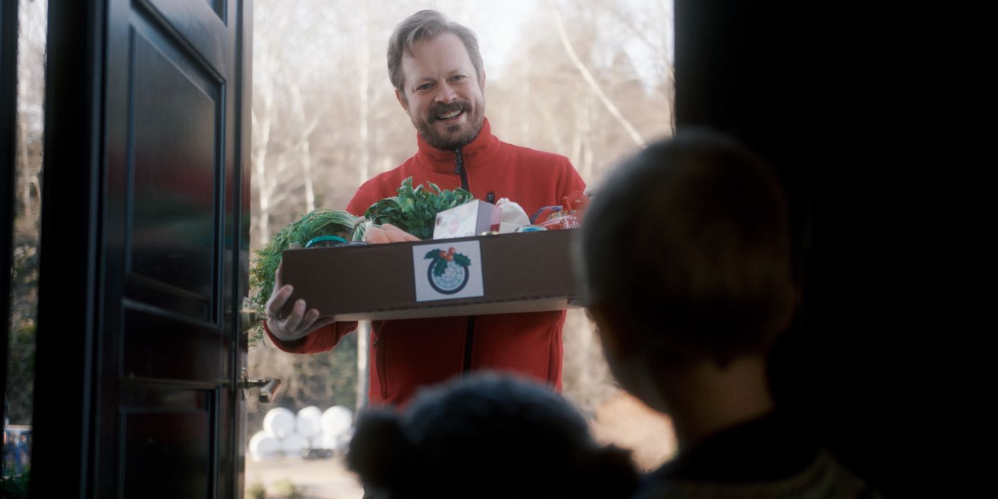 Brillebjørn feirer jul