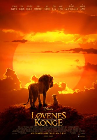 Plakat for 'Løvenes Konge (2019)'