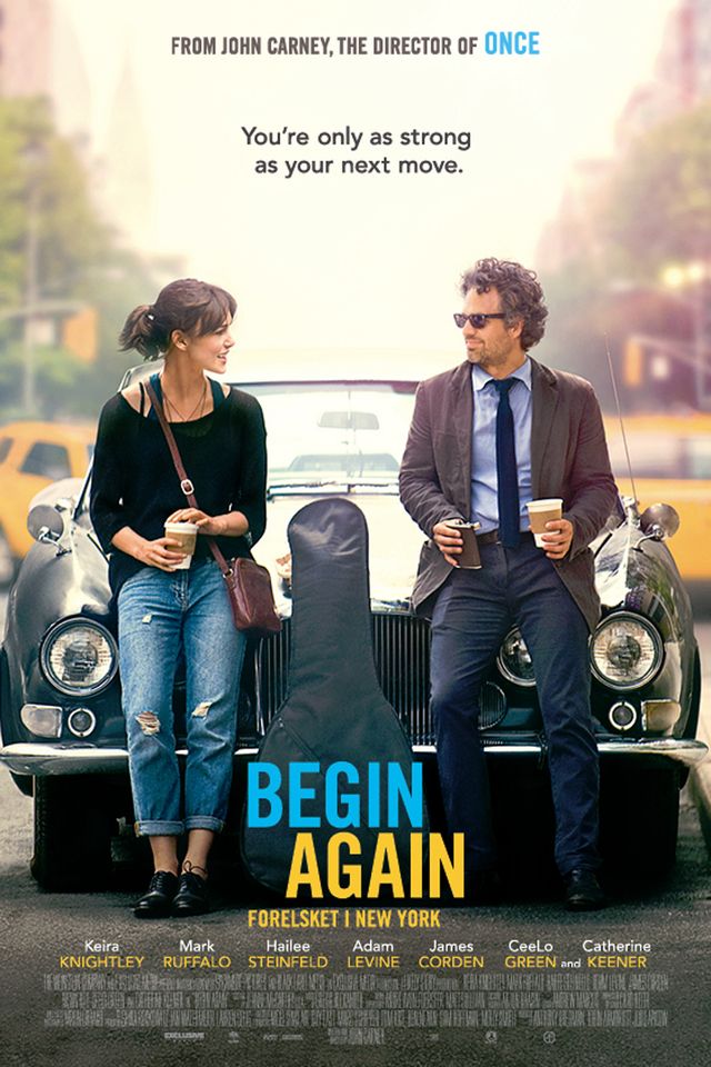 Mark Ruffalo og Keira Knightley i begin Again