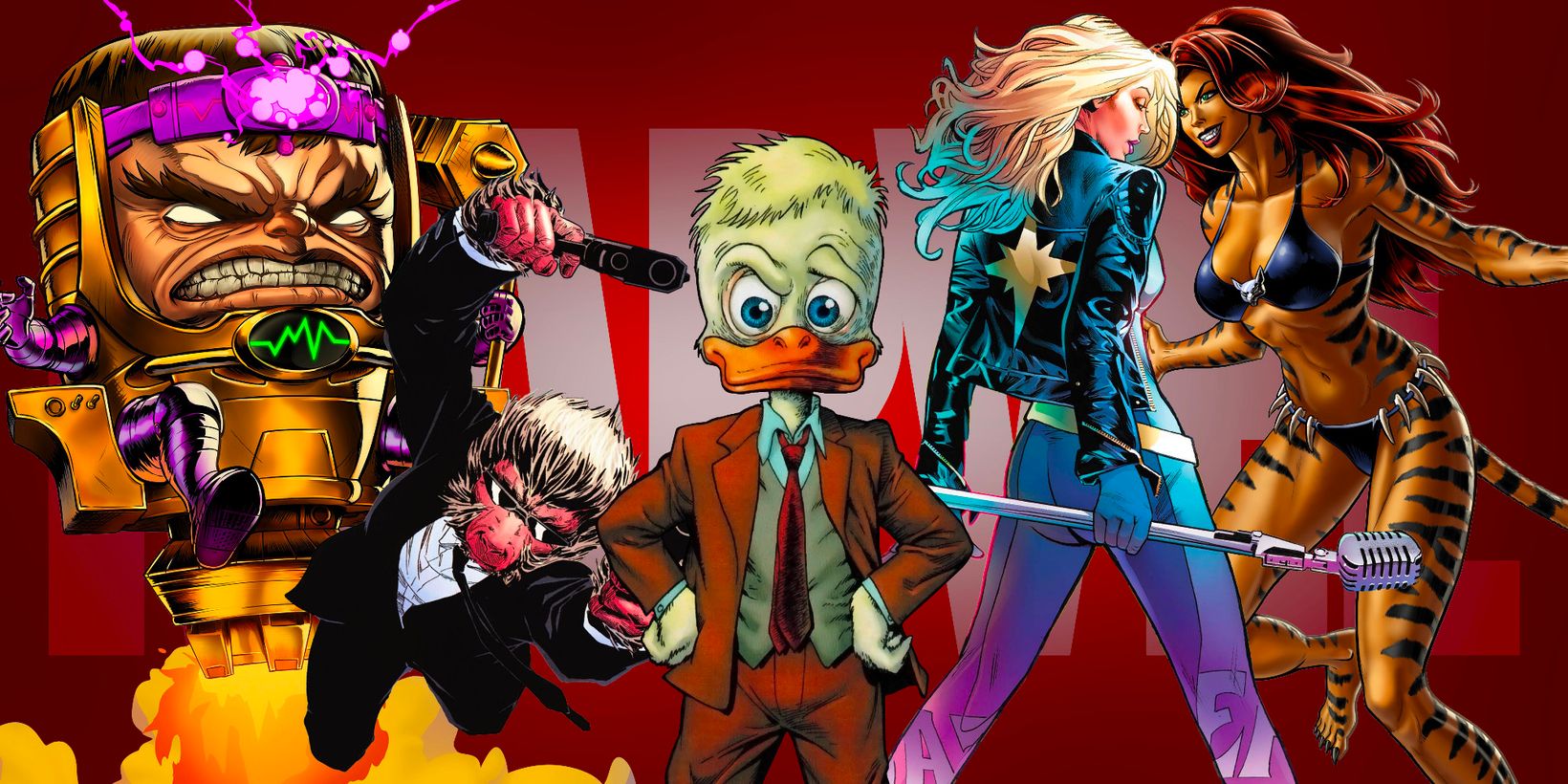 Modok, Hit-Monkey, Howard the Duck, Tigra & Dazzler