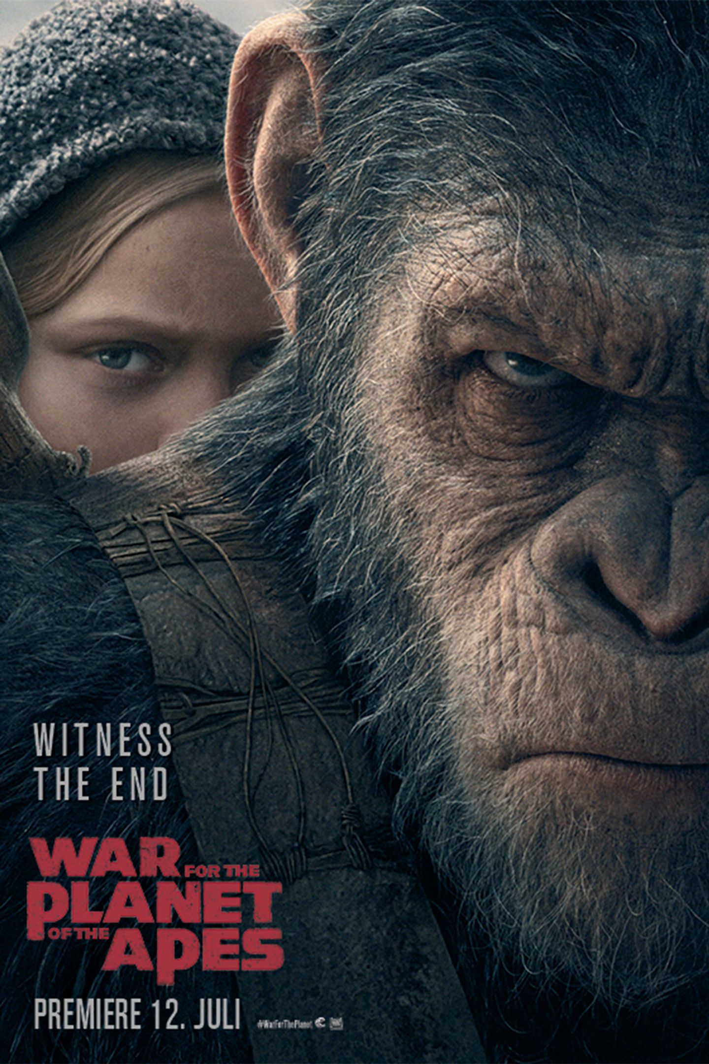 Plakat for 'War for the Planet of the Apes'