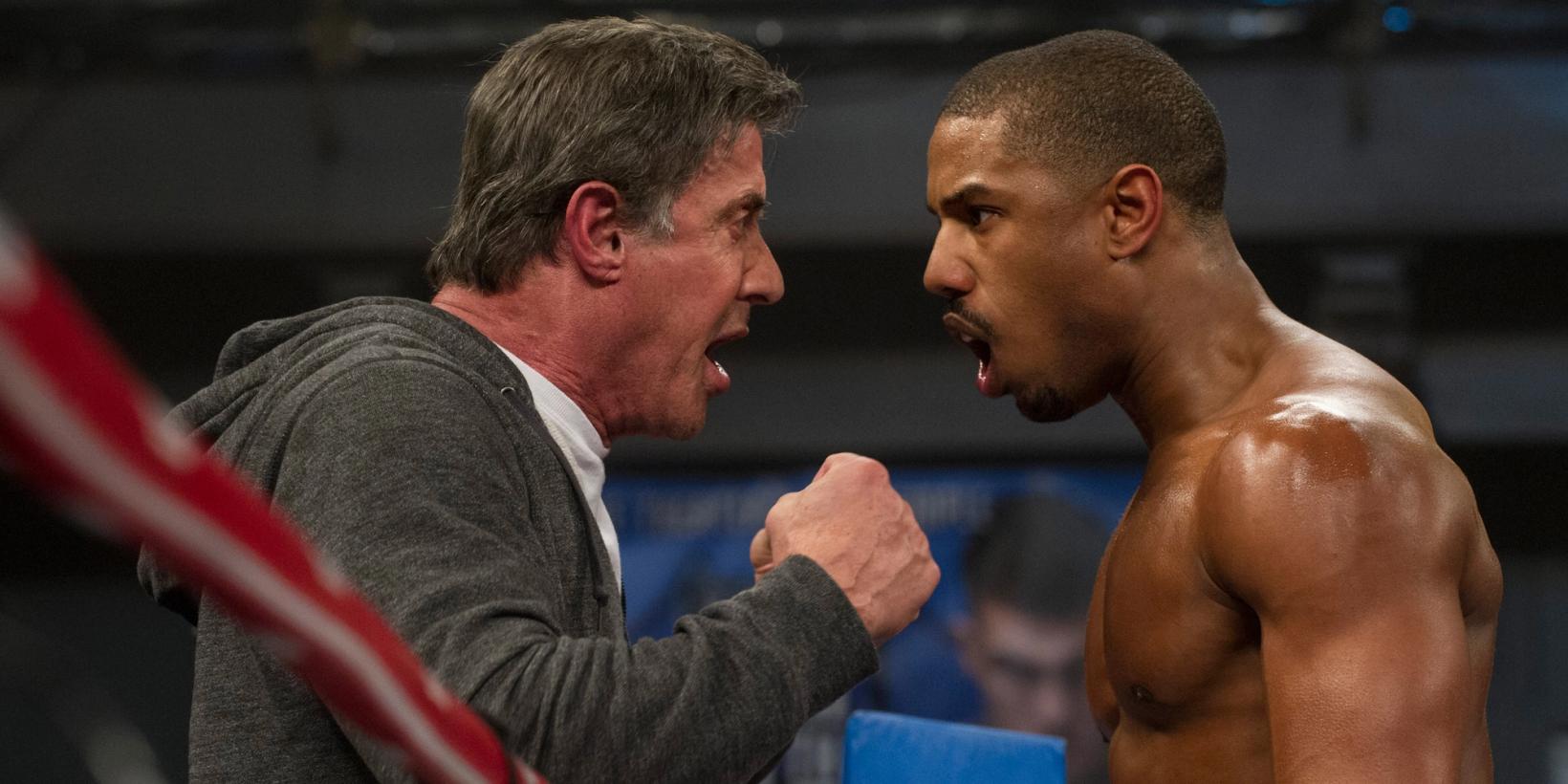 Michael B. Jordan og Sylvester Stallone i Creed