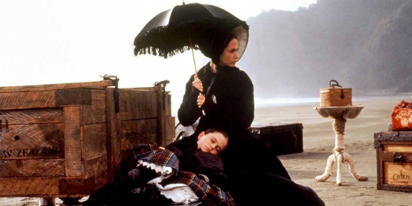 Holly Hunter og Anna Paquin i Piano