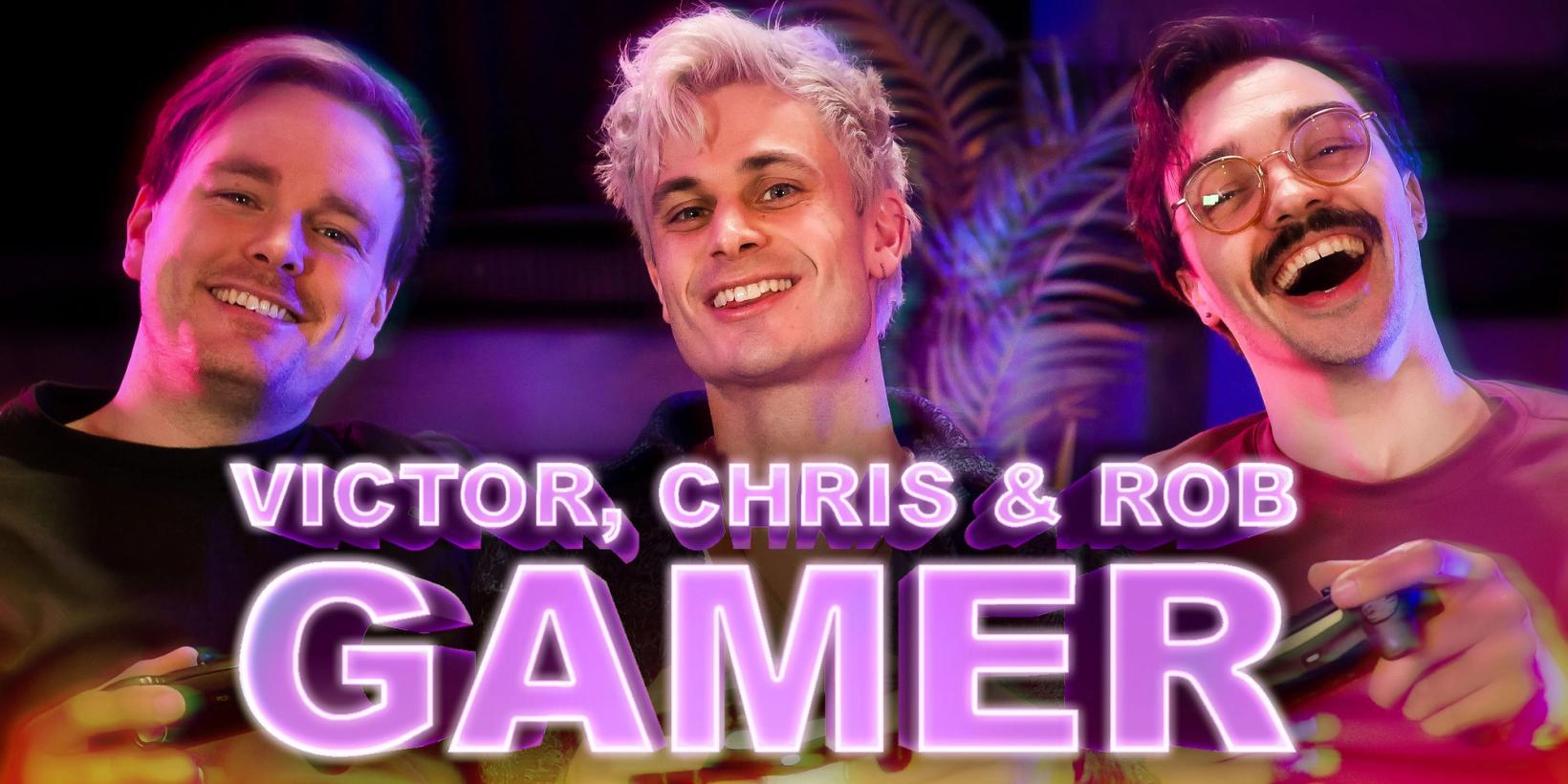 Promobilde for Victor, Chris og Rob gamer sesong 5